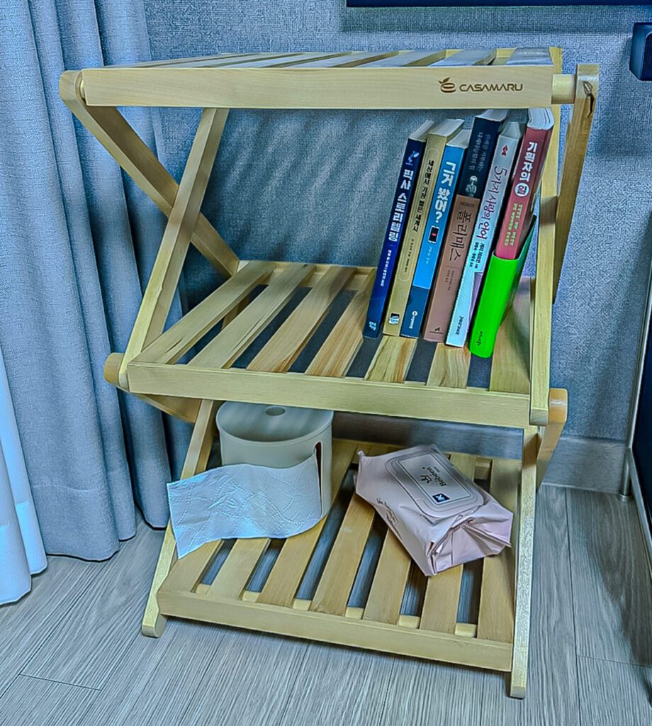 까사마루 자작나무 3단 캠핑 선반 리뷰